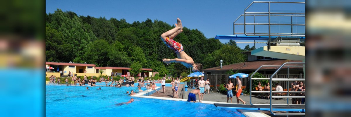 Sprung vom Sprungbrett