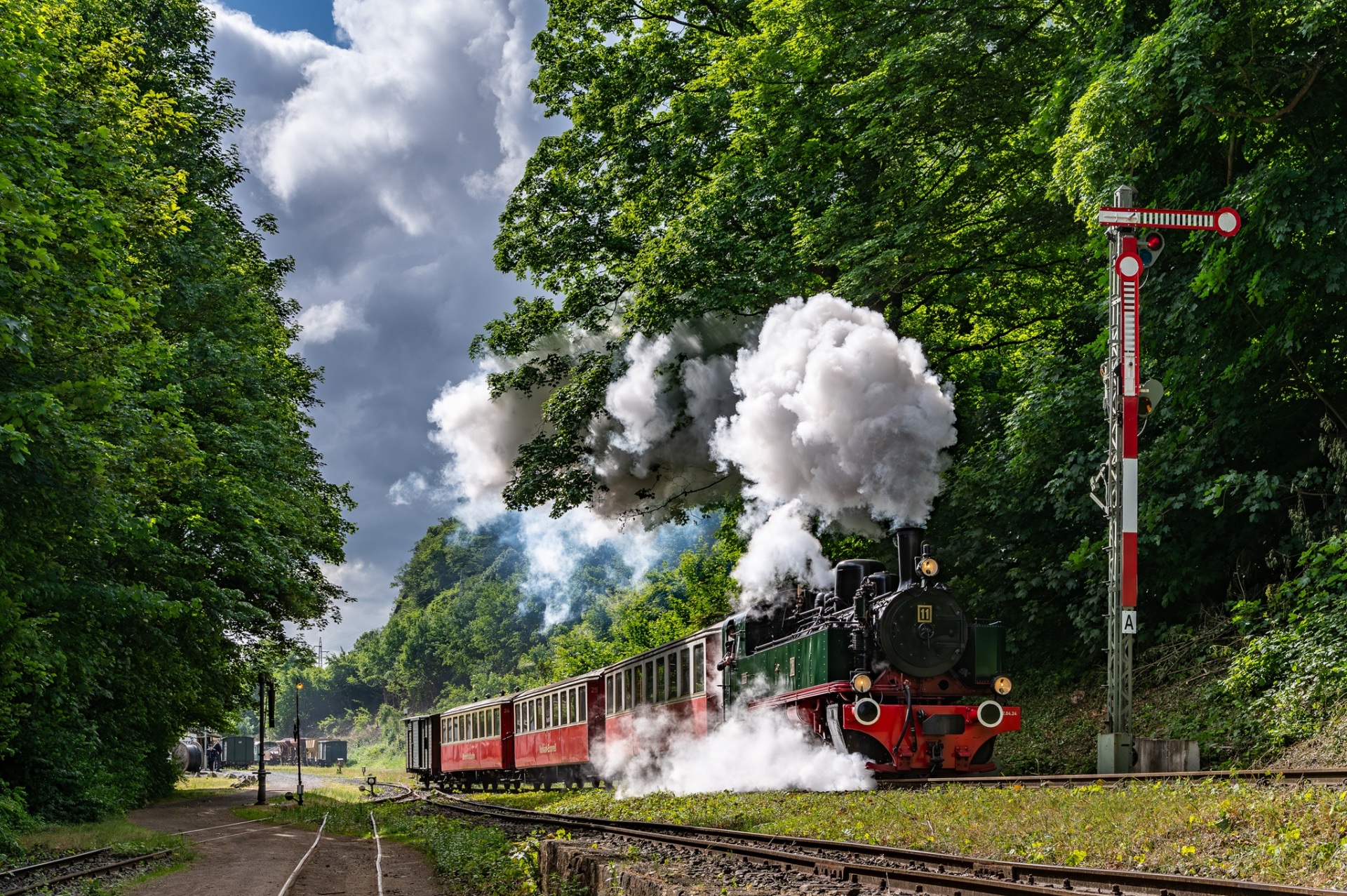 Brohltalbahn auf Steilstrecke