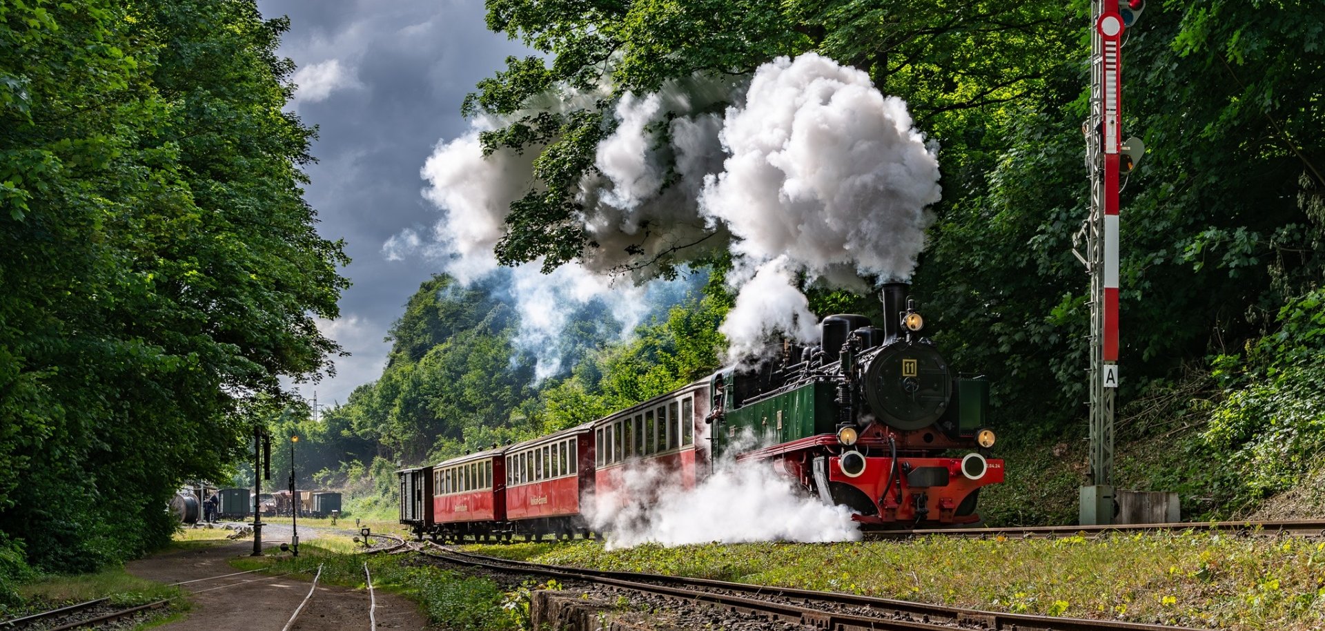 Brohltalbahn auf Steilstrecke