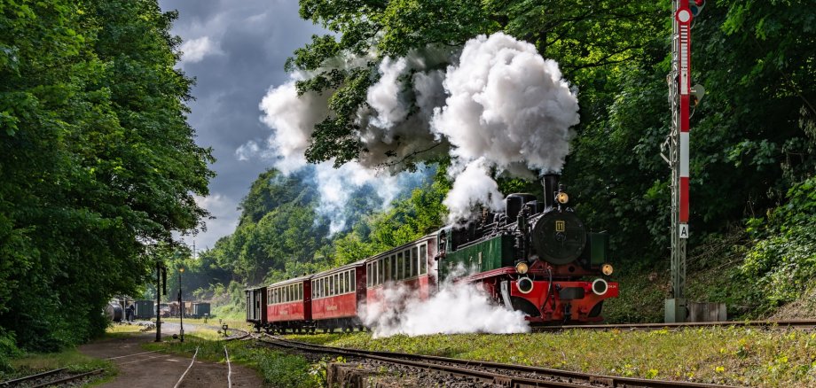 Brohltalbahn auf Steilstrecke