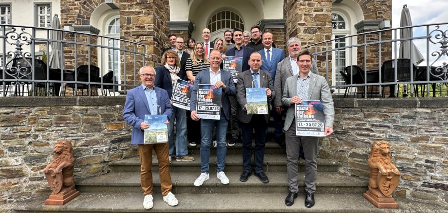 Akteure der Nacht der Vulkane